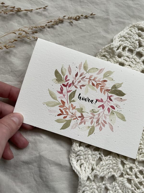 Workshop 16 november 2025 - Bloemenkaartjes schilderen met aquarel - Afbeelding 4