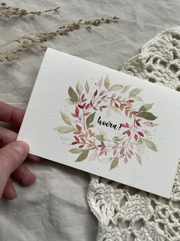 Workshop 17 mei 2025 - Bloemenkaartjes schilderen met aquarel - Afbeelding 4