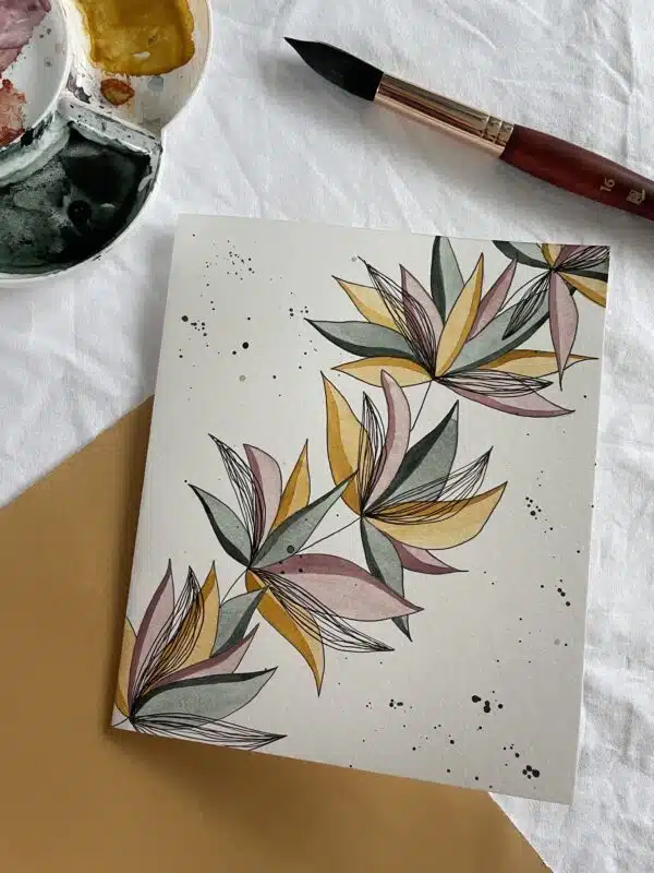 Workshop 17 mei 2025 - Bloemenkaartjes schilderen met aquarel - Afbeelding 3