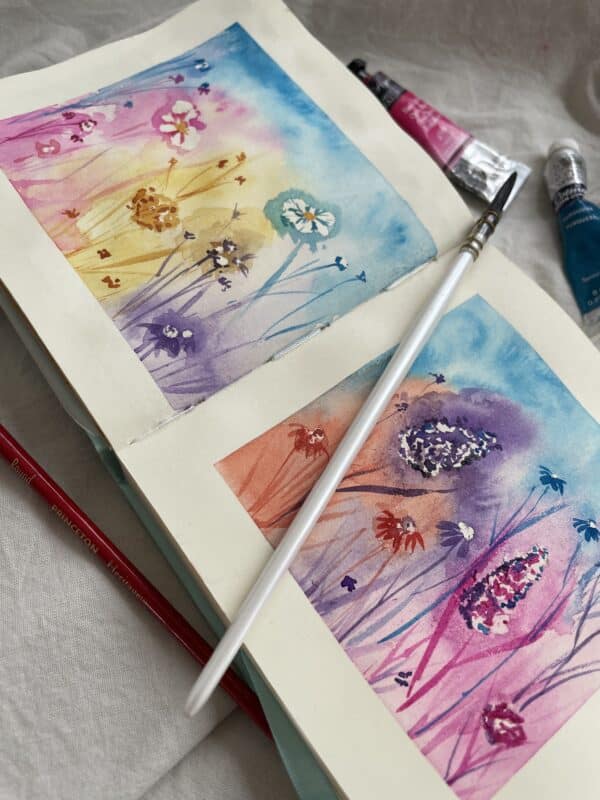 Workshop 18 oktober 2025 - Vul je schetsboek met bloemen - Afbeelding 3