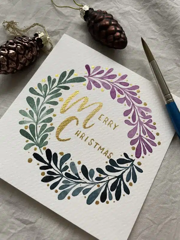 Workshop 13 december 2025 - Schilder je eigen kerstkaartjes - Afbeelding 4