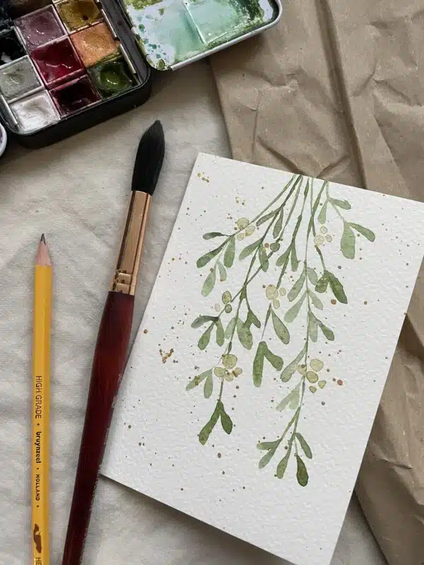 Workshop 13 december 2025 - Schilder je eigen kerstkaartjes - Afbeelding 5