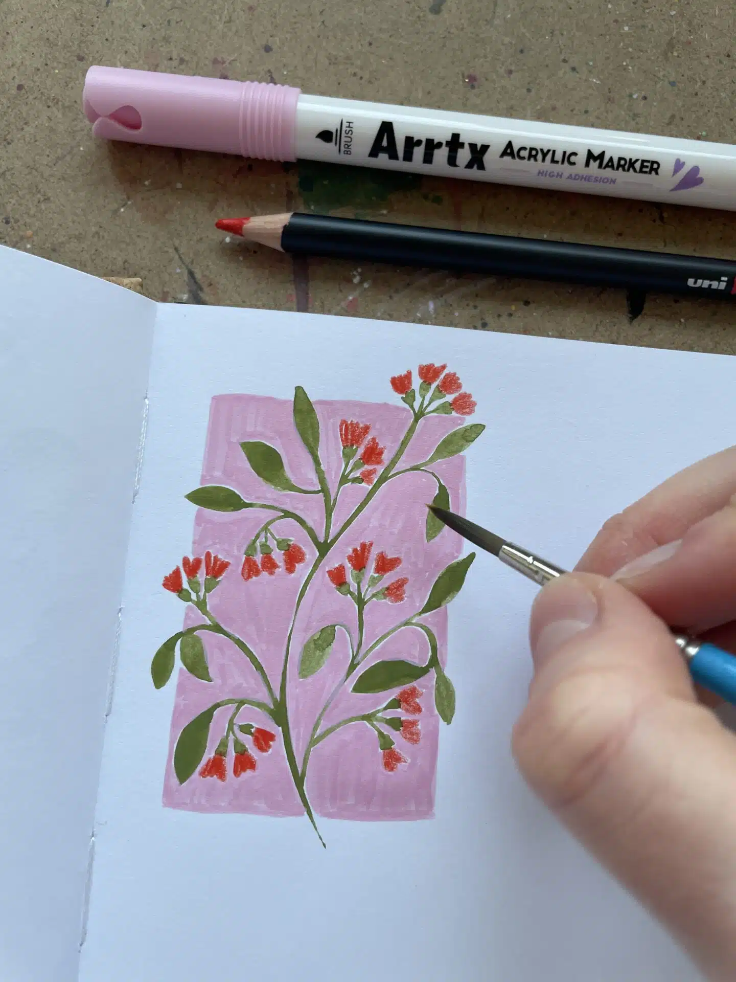 Workshop 14 november 2026 - Vul je schetsboek met bloemen XL - Afbeelding 9